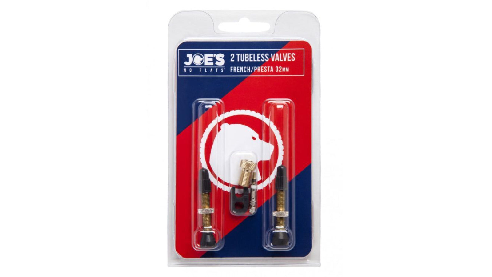 Joe's No Flats Kit de deux valves Presta pour roue Tubeless 32 mm