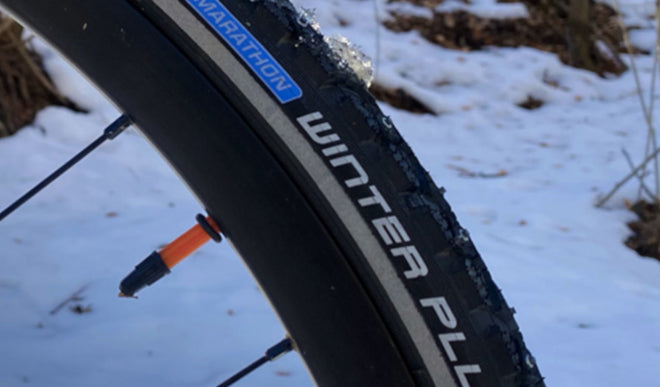Test des pneus cloutés Schwalbe Marathon Winter Plus