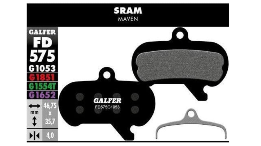 Pasticche freno per Sram Maven Galfer Standard