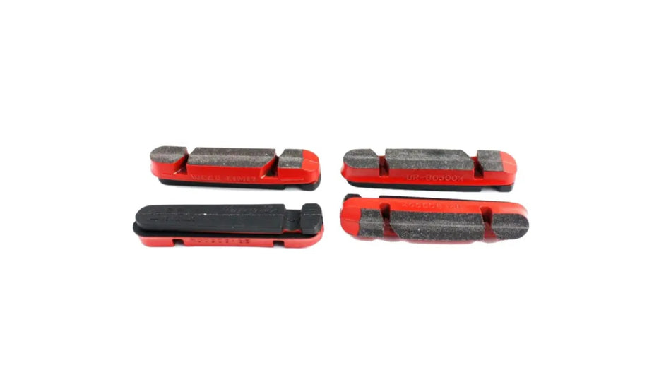 2 paires patins de freins Campagnolo BR-BO500 rouge/noir