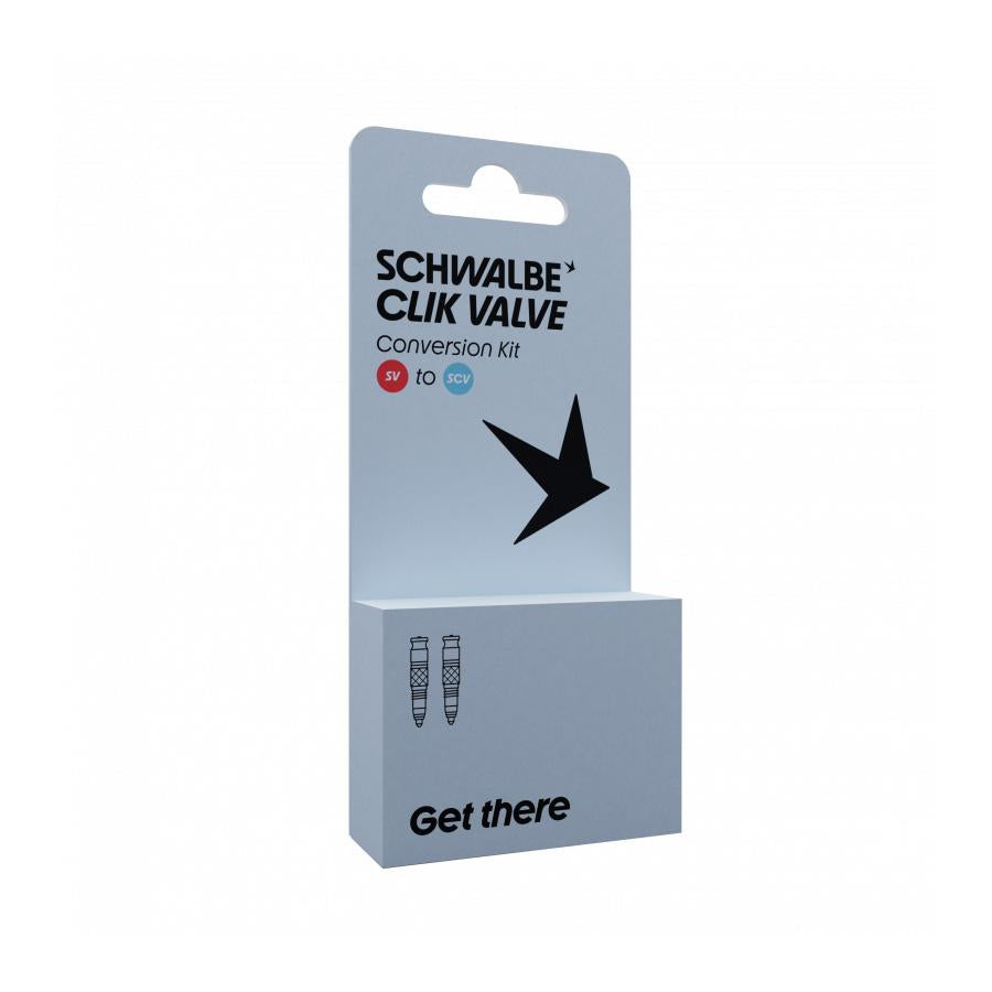 Kit de conversion Schwalbe Clik Valve - Presta - (Valves uniquement)