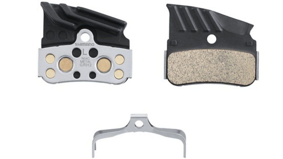 Pastiglie freno Shimano Metal N04C- con aletta e molla
