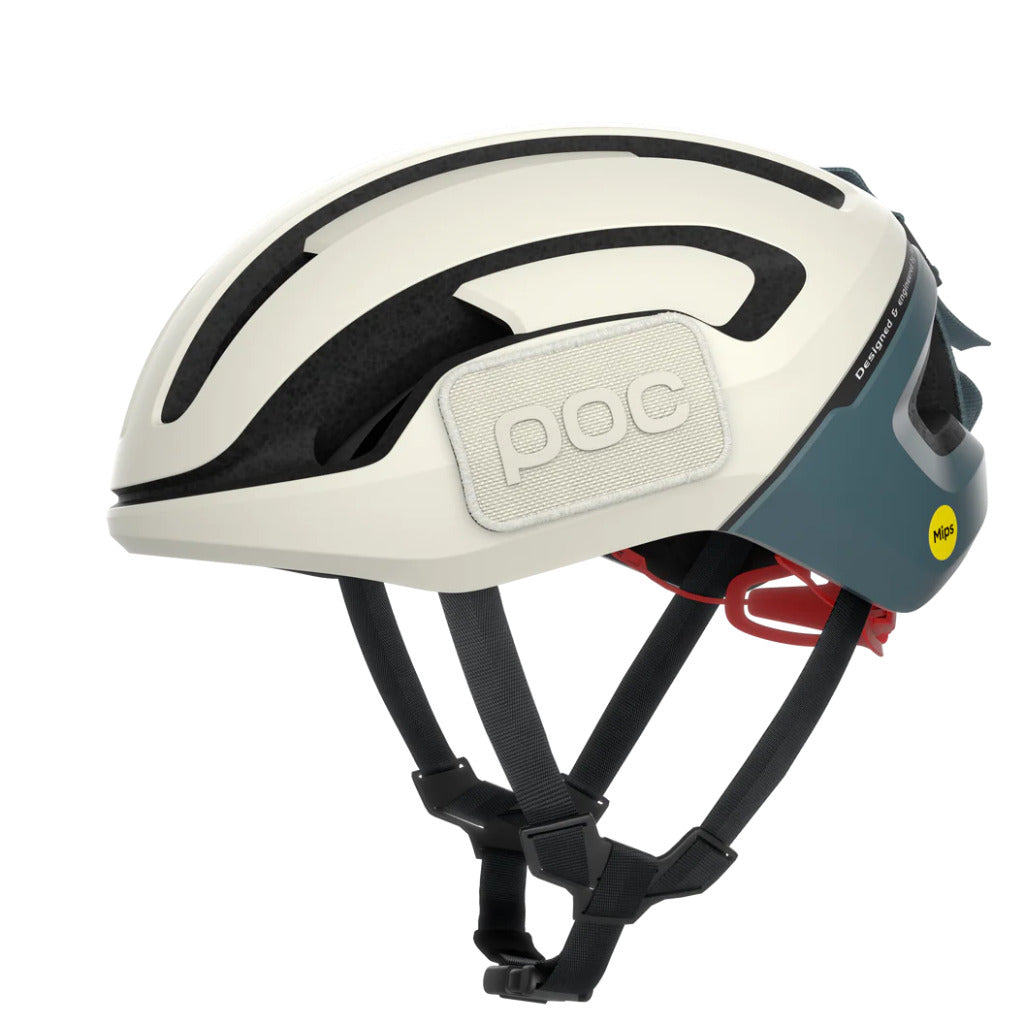 Casque vélo gravel Omne Ultra MIPS Poc -#blanc-bleu