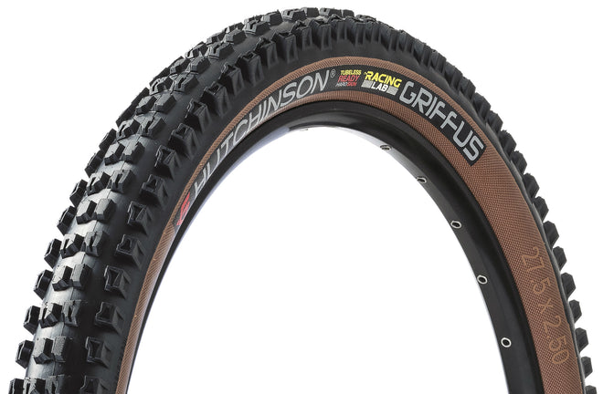 Pneu Hutchinson Griffus Racing Lab 2.50 Race Riposte Gravity Hardskin Tubeless Ready beige