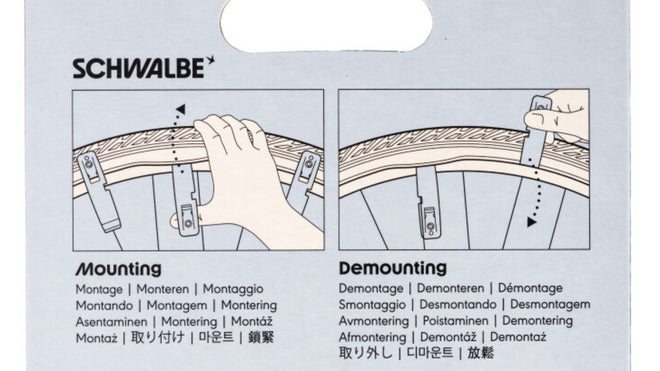Leva cacciagomme Schwalbe - Set da 3