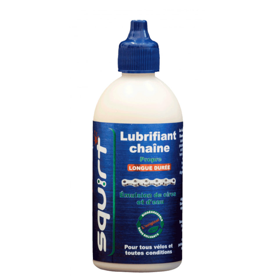 Bouteill 120 ml Squirt lubrifiant chaine à la cire