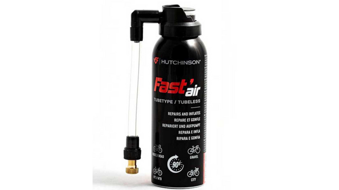 Bombe gonflage et réparation rapide Fast'Air Hutchinson (Tubetype - Tubeless)	