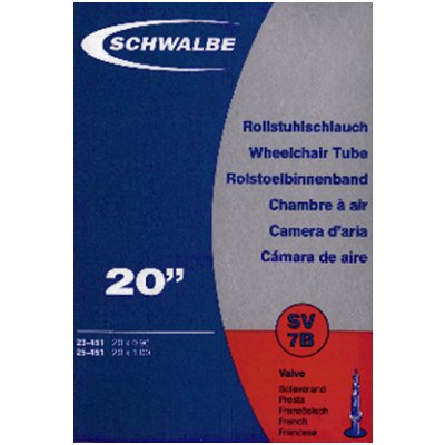 Chambre à air Schwalbe Fauteuil roulant 20 pouces - 541mm - #1