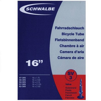 Camera d'aria Schwalbe 16