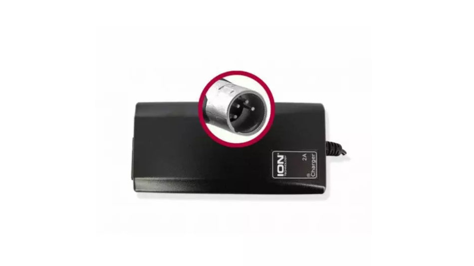 Chargeur VAE Sparta/Koga 36V 2Ah XLR avec embout 4 broches