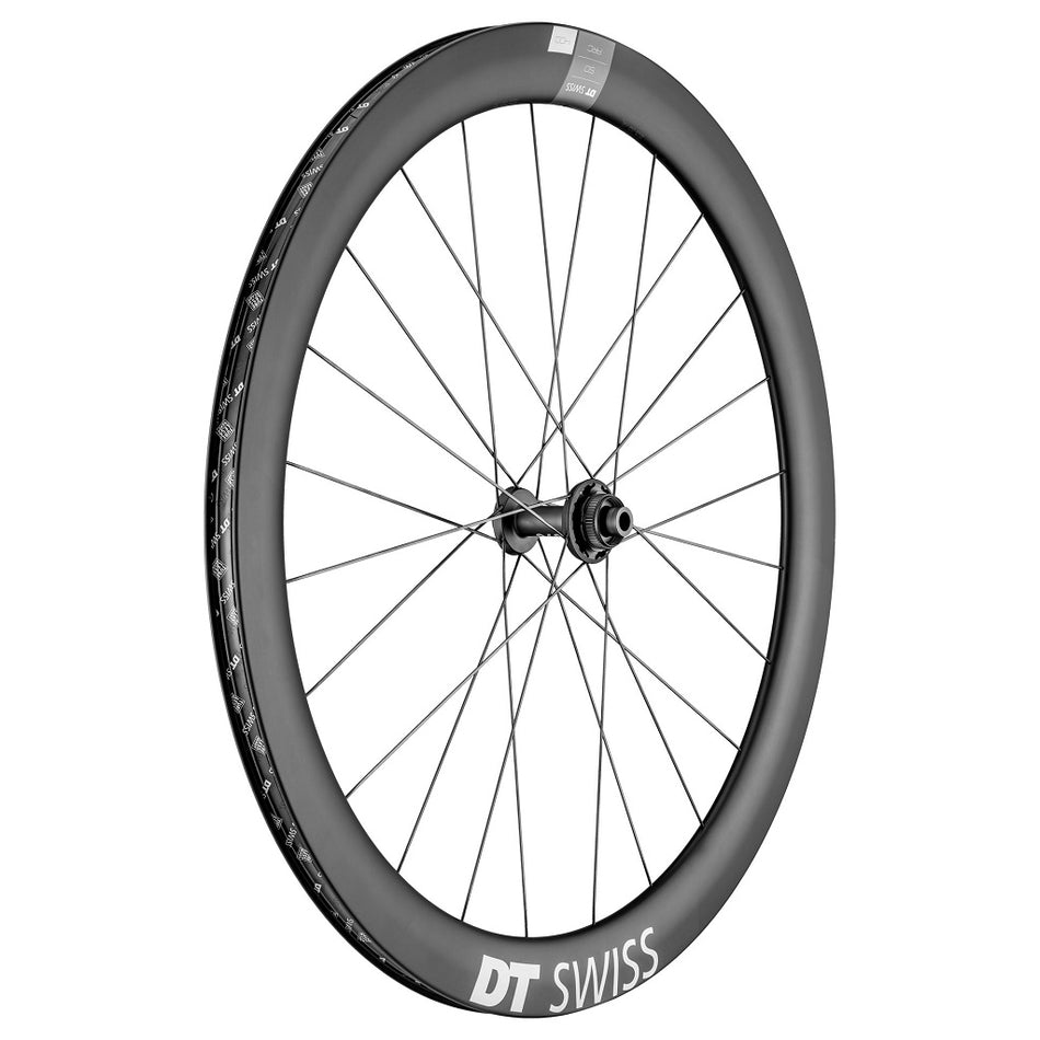 Ruota anteriore per bici da strada DT Swiss ARC 1400 DICUT - Freno a disco - carbonio - Tubeless Ready