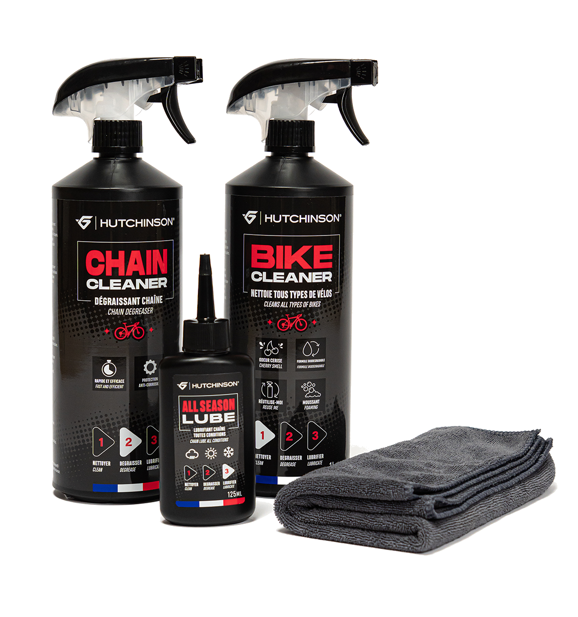 Pack complet entretien vélo Hutchinson