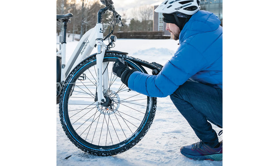 Ruote Chiodate Gomme Mtb Da Neve Bicicletta Pneumatici Chiodati