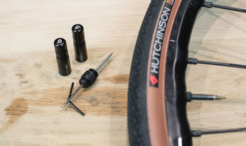 Kit di riparazione pneumatici per bici tubeless con stoppini Hutchinson