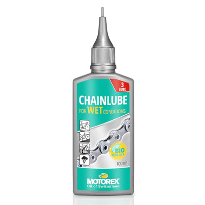 Lubrifiant chaîne vélo pour conditions humides Motorex 100 ml - #1