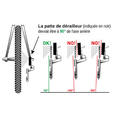 Patte de dérailleur MARWI multi marques - #6