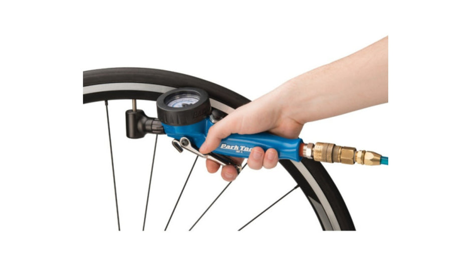 Compressore Gonfiare Ruota Bici Con Valvola Presta Adattatore