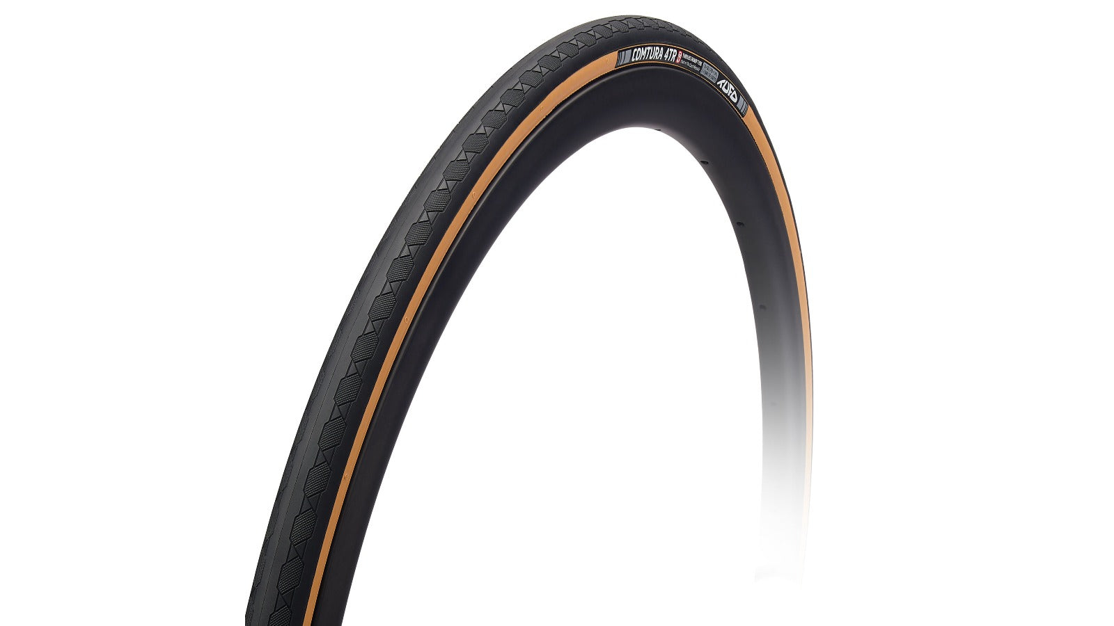 Pneu route Tufo Comtura 4 TLR noir/beige