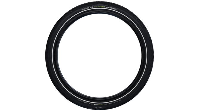 Pneu ville Schwalbe Green Marathon GreenGuard Tubetype profil