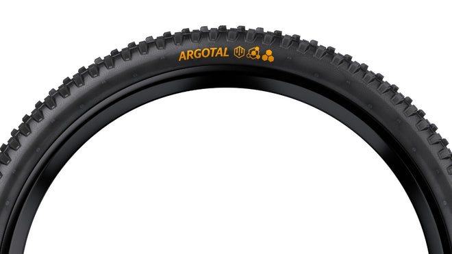 Pneu VTT Continental Argotal Apex SuperSoft tubeless ready 2 nappes pour descente technique et adhérence supérieure