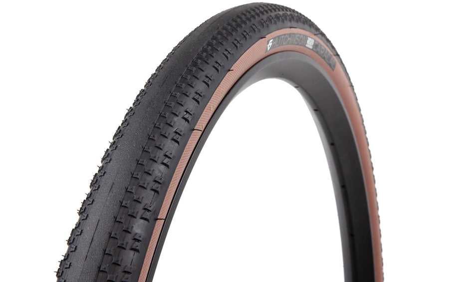 Pneu Gravel Hutchinson Caracal Hardskin Tubeless Ready 700 noir/tan