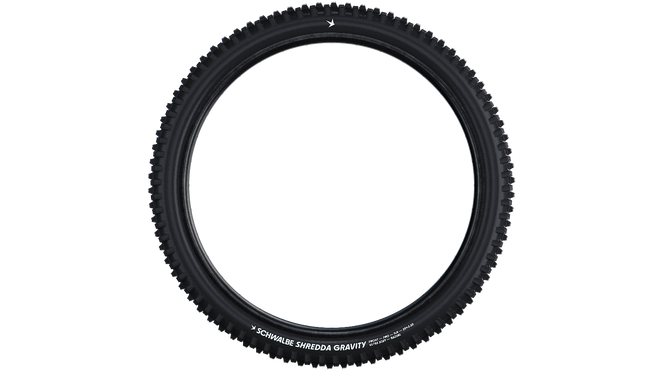 Pneu VTTAE Schwalbe Shredda Front Gravity Pro TLR profil