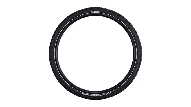 Pneu Schwalbe Marathon Mondial 26 pouces avec technologie Addix et protection Raceguard pour une longue durée de vie