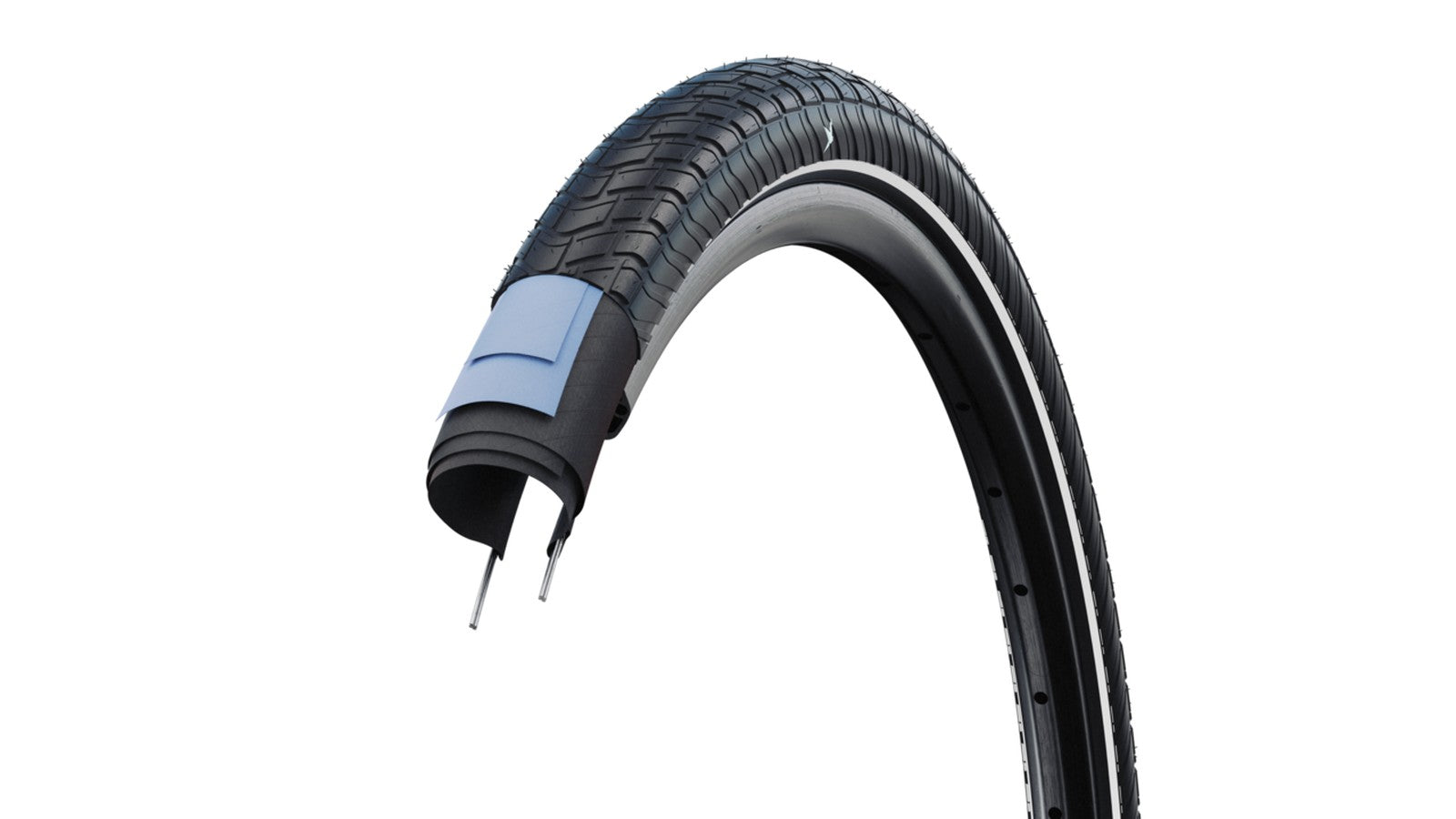 Pneu Schwalbe Motion Big Apple 20 pouces avec gomme Addix Green et protection RaceGuard, idéal pour vélo urbain