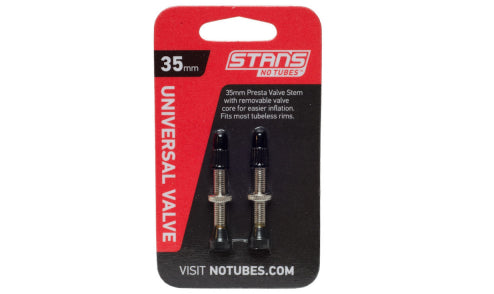 Valvole Tubeless MTB universali Stan's Notubes 35 mm (la coppia)