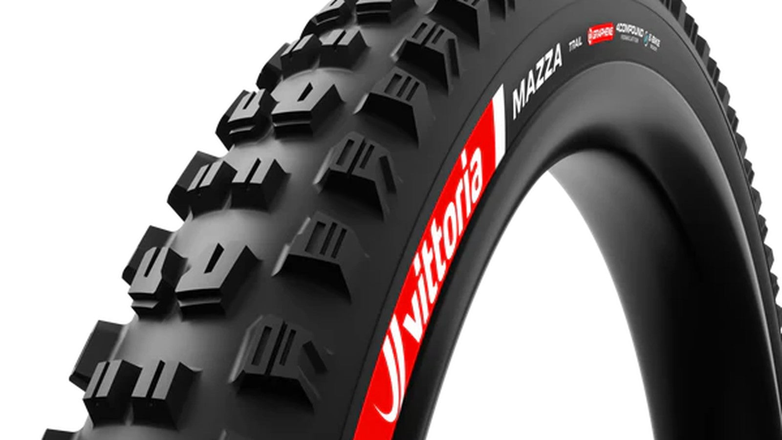 Pneu VTT Vittoria Mazza Trail tubeless ready avec gomme graphene et carcasse nylon pour performance et durabilité